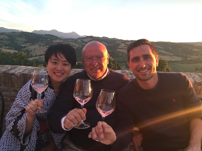 仙石さんはワインの輸入商としてイタリアに関わってきた