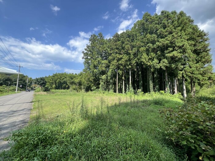 黒羽城本丸の北の渡辺福之進の屋敷があった付近