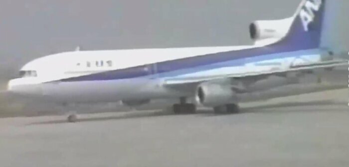 日本へと向かった全日空の飛行機 1989年6月