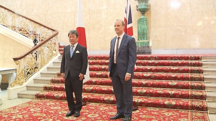 初“対面”外交 日英外相「コロナ連携」確認