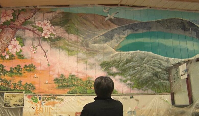 再開を目指して…休業中の銭湯の壁に「蔵王のお釜」と「日本三景・松島」 燃料高と老朽化の苦境に立ち向かう店主の挑戦|FNNプライムオンライン