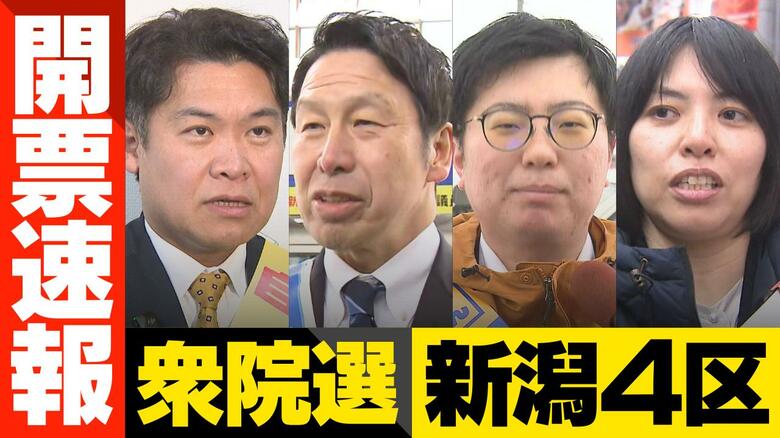 【衆院選・開票速報】新潟4区・小千谷市　開票率 100％｜FNNプライムオンライン