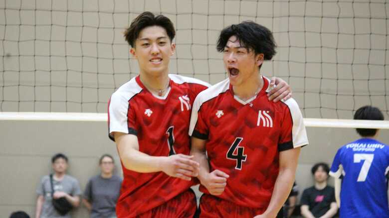 【大学バレー】北海道バレーボール大学選手権は北翔大がV4 キャプテン天坂蓮「序盤から自分たちのペースでプレーすることを目標にやってきた」|FNNプライムオンライン