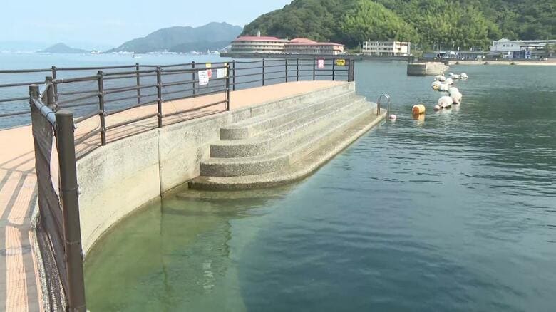 「人が水中に沈んでいる」２０代男性が溺れ死亡　防波堤から飛び込んで遊んでいたか　呉市の海水浴場　広島｜FNNプライムオンライン