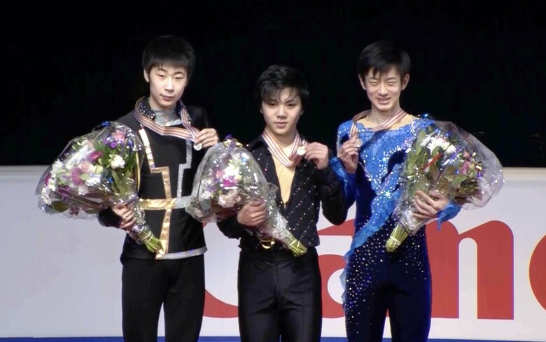 2015年の世界ジュニア選手権で3位表彰台にのぼった山本草太