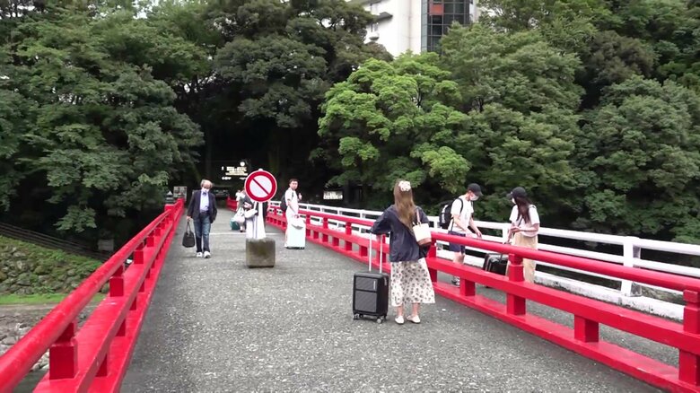 神奈川・箱根町の午前10時半過ぎの様子