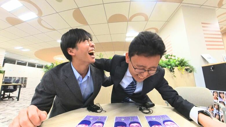 左：カンテレ・秦令欧奈アナ　右：フジテレビ・上垣皓太朗アナ