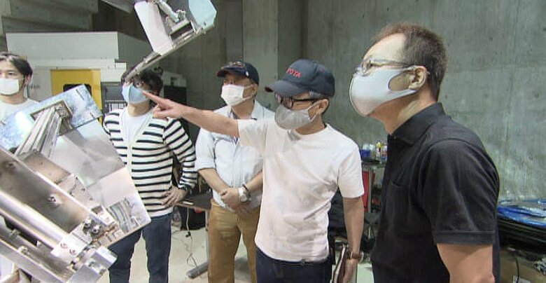 トヨタ自動車・池田洋三さん(右から2人目、2020年7月）