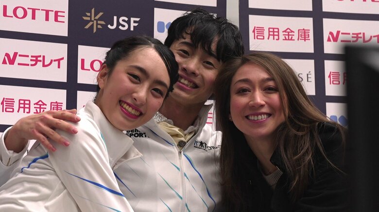 キスクラで笑顔を見せる“いくこう”（西日本選手権）