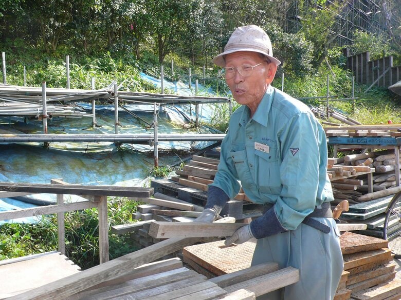 村岡さんの師匠　高橋春次さん（96）