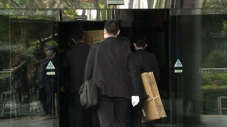 神奈川県警の家宅捜索＠都内