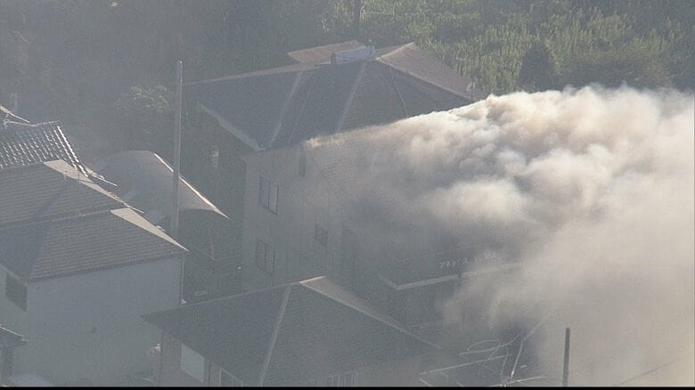 宇城市では火災が発生