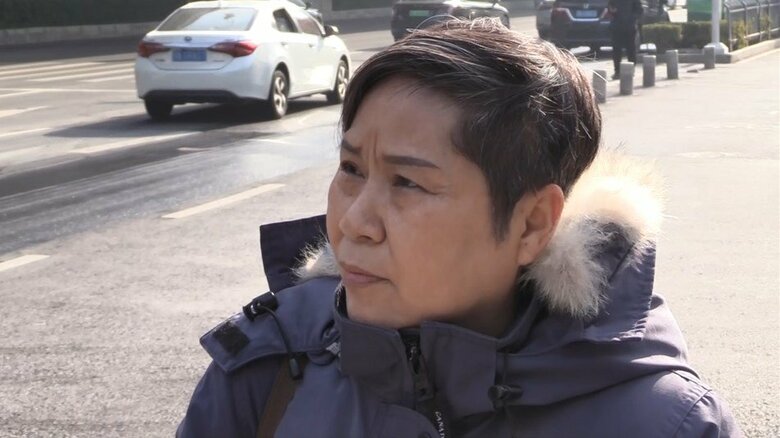 新型コロナで24才の娘を亡くした楊敏さん（1月18日）