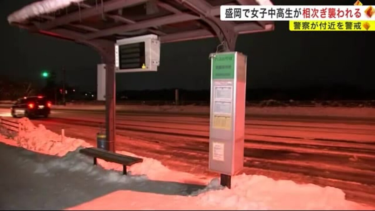 女子中高生が相次ぎ襲われる 警察が付近を警戒 岩手 盛岡市 Fnnプライムオンライン