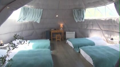 小さな離島に1日1組限定「グランピング施設」　コンビニも信号機もない松島で“非日常体験”を【佐賀発】