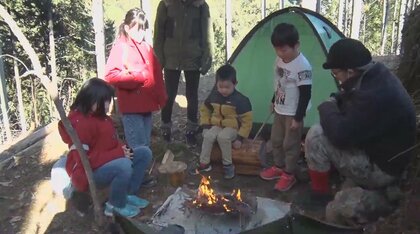 林業の現場でキャンプやハイキング　アウトドアで山林を守る“山のサブスク”