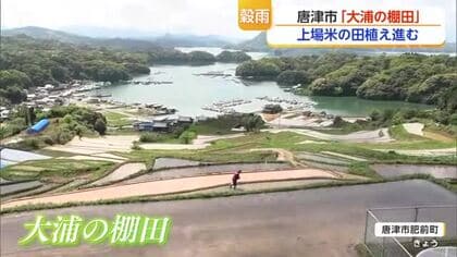 唐津市「大浦の棚田」田植え始まる 20日は穀物を潤す恵みの雨が降る「穀雨」【佐賀県】