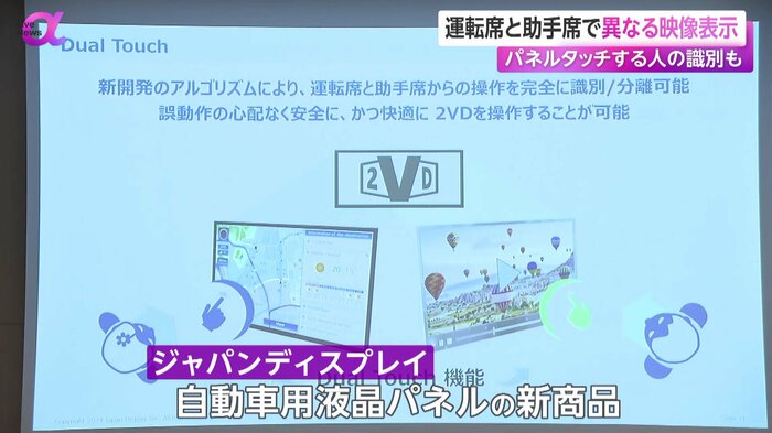 ジャパンディスプレイが発表した新商品イメージ
