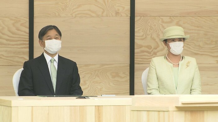 両陛下は、オンラインで全国植樹祭に出席された(5月)