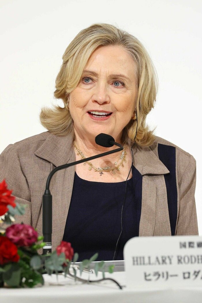 ヒラリー・ロダム・クリントン氏 © 日本美術協会/産経新聞