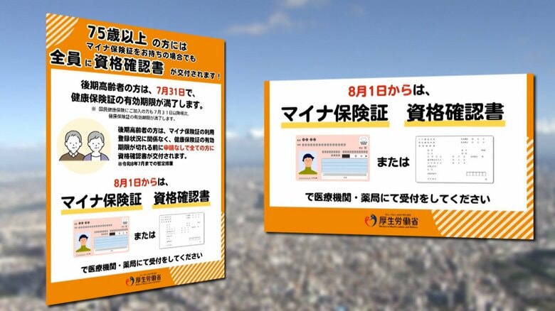 「紙の保険証」は7月31日で有効期限終了　マイナ保険証に8割以上登録も利用率は3割ほど…　「資格確認書」が“届かない”ケースも｜FNNプライムオンライン