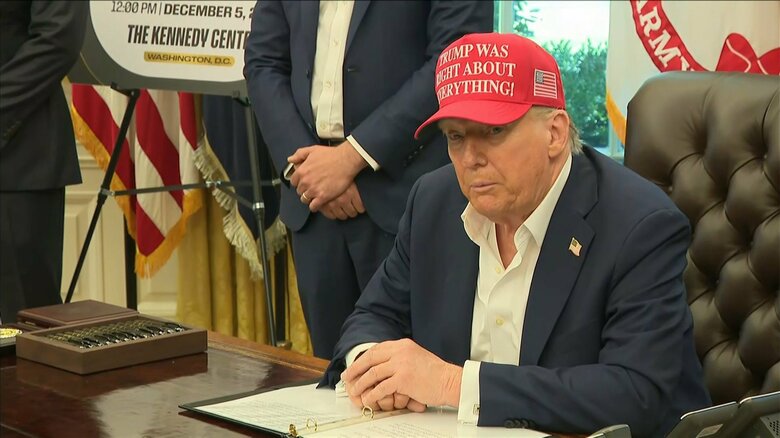 トランプ大統領「輸入家具に対する大規模な関税調査を始める」とSNSで明かす…具体的な導入時期や関税率は明らかにせず｜FNNプライムオンライン
