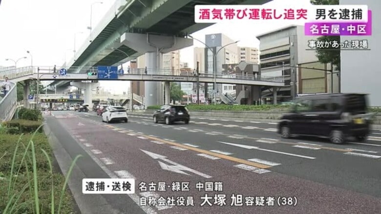 酒を飲んだ状態で車を運転か…信号待ちの車に追突し相手の男女2人にケガさせた疑い 中国籍の男を逮捕｜FNNプライムオンライン