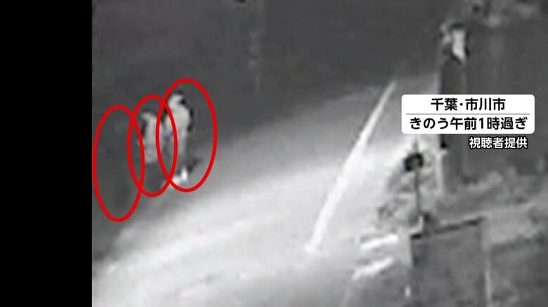 千葉・市川の住宅強盗…新たに男１人が出頭・逮捕へ…防犯カメラに映る容疑者とみられる3人組の姿や奪われたとみられる車の様子も｜FNNプライムオンライン