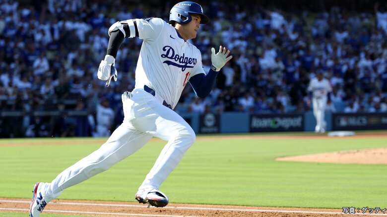 大谷翔平第1打席で三塁打＆先制のホームイン！ブルワーズは初回から“新怪物”ミジオロウスキー2番手で登板し連続三振奪う｜FNNプライムオンライン