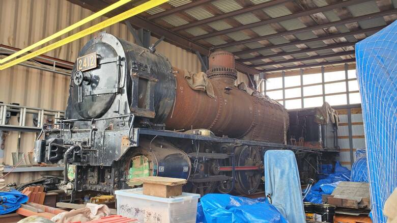 走らせる展示実現へは紆余曲折か…倉庫で保管中の名古屋市の蒸気機関車　まず動力源について1か月で結論へ｜FNNプライムオンライン