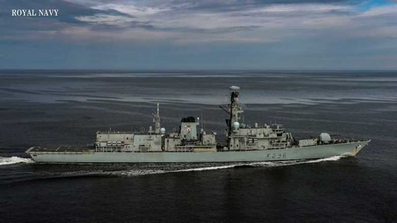 英海軍デューク級フリゲート「モントローゼ」