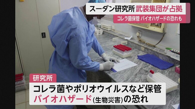 武装集団に占拠されたという、国営公衆衛生研究所