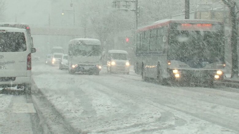 新潟市も積雪