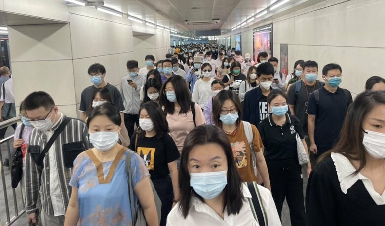 北京市では2022年12月上旬から中旬にかけて感染拡大