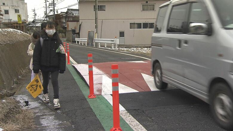 通学路に車のスピードを抑制する段差・「ハンプ」設置