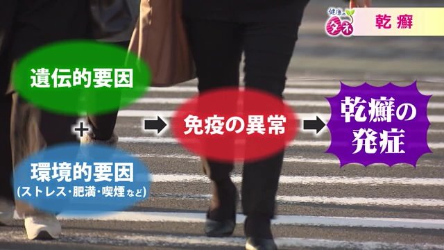 「乾癬」発症の要因