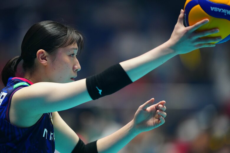 第3セット途中から活躍した石川真佑