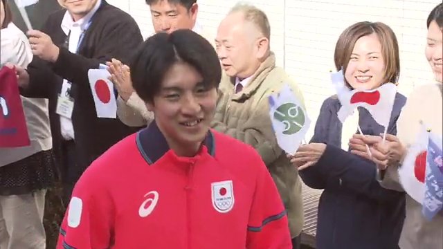 村で初めてのオリンピアンに