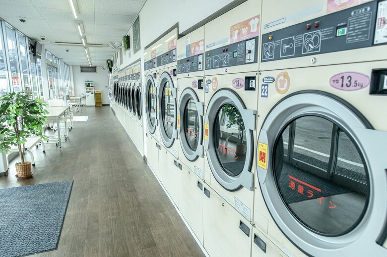 布団類はコインランドリーがお勧め（画像はイメージ）