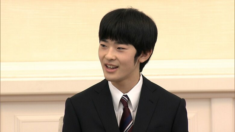 悠仁さま初めての会見　3月3日