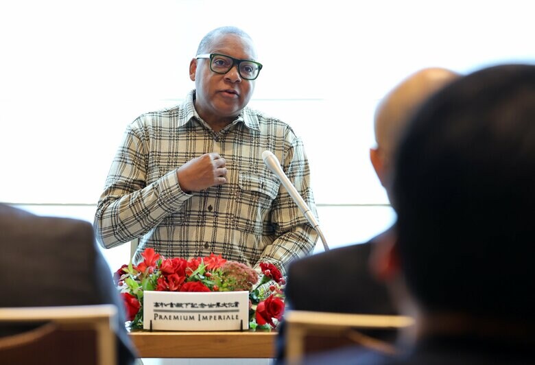 【第34回高松宮殿下記念世界文化賞】個別懇談会にて10月18日 東京・虎ノ門© 日本美術協会／産経新聞