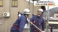 消防団員が重さ3キロの「まとい」手に爆走　15区間2.6キロをリレーでつなぐ　明治の大火の教訓を今に…勝山市伝統の「走りやんこ」　福井