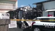 未明の火事　住宅１棟全焼　焼け跡から２人の遺体　住人と連絡取れず　鹿児島・指宿市
