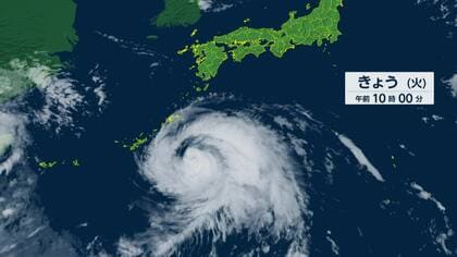 【台風情報】暴風警戒の台風18号　強い勢力で大東島地方に最接近　沖縄や奄美に今夜遅くからあす朝にかけ直撃へ　空の便279便が欠航