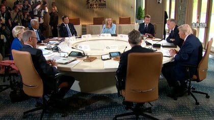 【速報】石油備蓄の協調放出など議論　G7首脳会議始まる