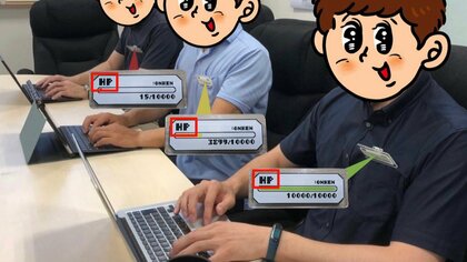 HP 15/10000…｢HPバッジ｣で残りの体力が見える 企業の新たな取り組みが反響