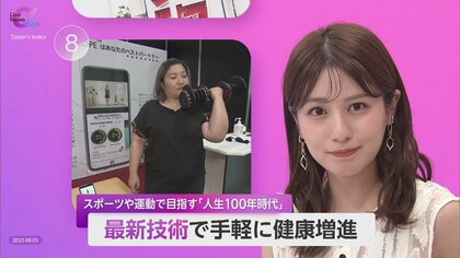 運動効果を“見える化”　最新テクノロジーで“手軽に楽しく”健康増進　「フィットネス市場」今後も拡大の見込み