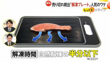 全国の店舗で売り切れ続出「解凍プレート」ひき肉140gは自然解凍95分が35分に…“時短”や“光熱費節約”に大活躍【しってる？】