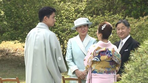 引退発表りくりゅうが天皇皇后両陛下に思い伝える「新たなことに2人で挑戦」「今の気持ちを正直に」　春の園遊会で