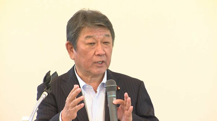 「過去に遡及することはなかなか難しい」と茂木幹事長